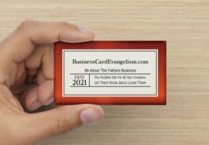 Business Card Evangelism Dot Com