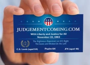 Business Cards You put them down, they pick HIM up.